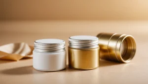 Pure Beauty vs Biossance: Which Brand Has Better Recyclable Packaging?, bright studio lighting, minimalist, clean background, soft light, premium, macro detail, wellness and beauty concept