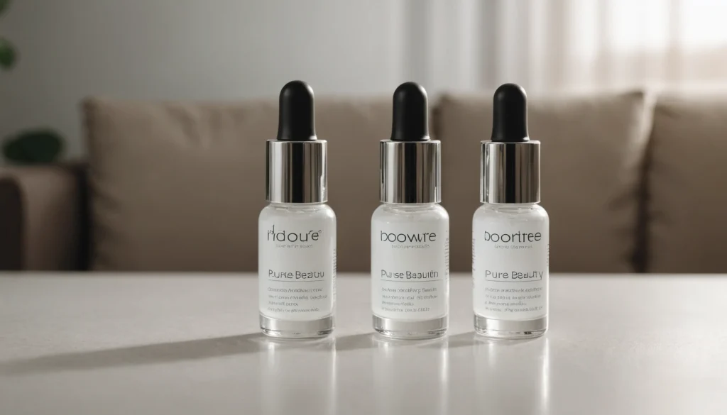 How Does Pure Beautyʼs Serum Compare to The Ordinaryʼs Alpha Arbutin 2% + HA?, bright studio lighting, minimalist, clean background, soft light, premium, macro detail, wellness and beauty concept