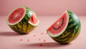 Pure Beauty vs Glow Recipe: Which Brand Has Better Watermelon Glow Niacinamide Dew Drops?, bright studio lighting, minimalist, clean background, soft light, premium, macro detail, wellness and beauty concept