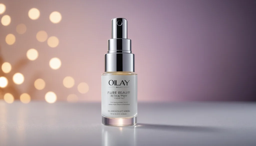 How Does Pure Beautyʼs Anti-Aging Compare to Olayʼs Retinol 24 Night Serum?, bright studio lighting, minimalist, clean background, soft light, premium, macro detail, wellness and beauty concept