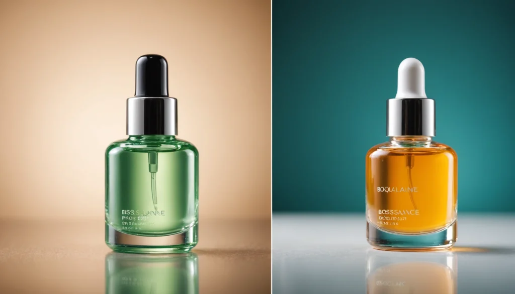 Pure Beauty vs Biossance: Which Brand Has Better Squalane Technology?, bright studio lighting, minimalist, clean background, soft light, premium, macro detail, wellness and beauty concept