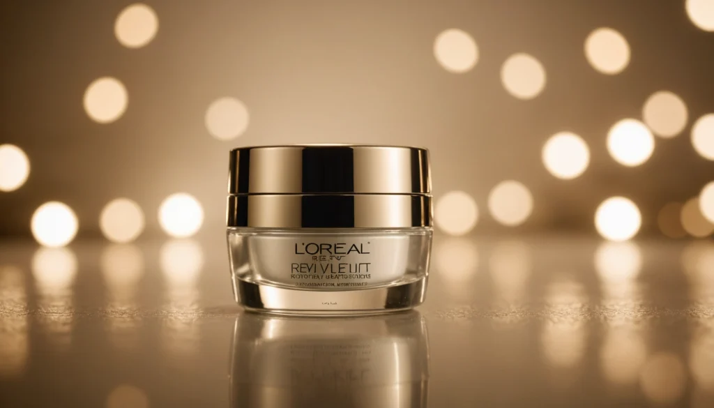 Is Pure Beauty More Effective Than LʼOréal Parisʼ Revitalift?, bright studio lighting, minimalist, clean background, soft light, premium, macro detail, wellness and beauty concept