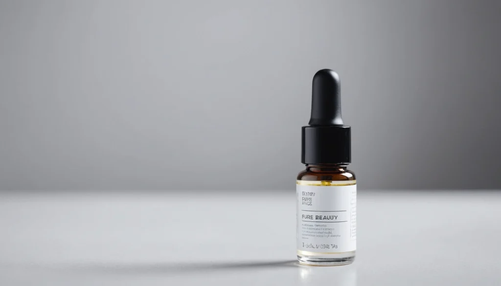 How Does Pure Beautyʼs Serum Compare to The Inkey Listʼs Hyaluronic Acid?, bright studio lighting, minimalist, clean background, soft light, premium, macro detail, wellness and beauty concept